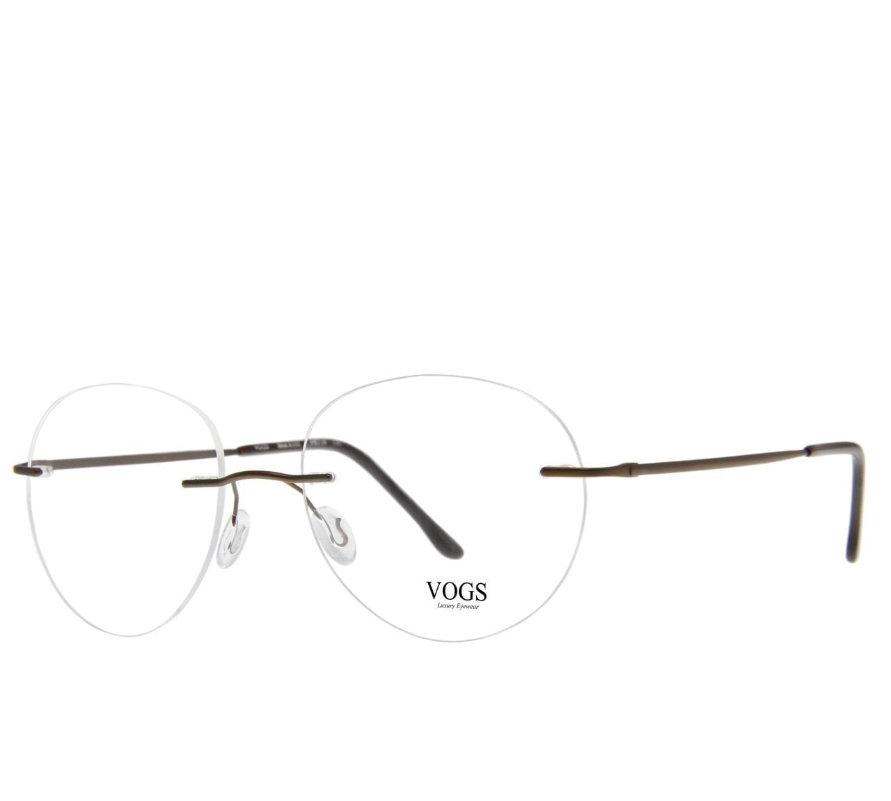 VOGS 6102 YUVARLAK 54-18 (FARKLI RENK SEÇENEKLERİ İLE) C08 MAT KAHVE