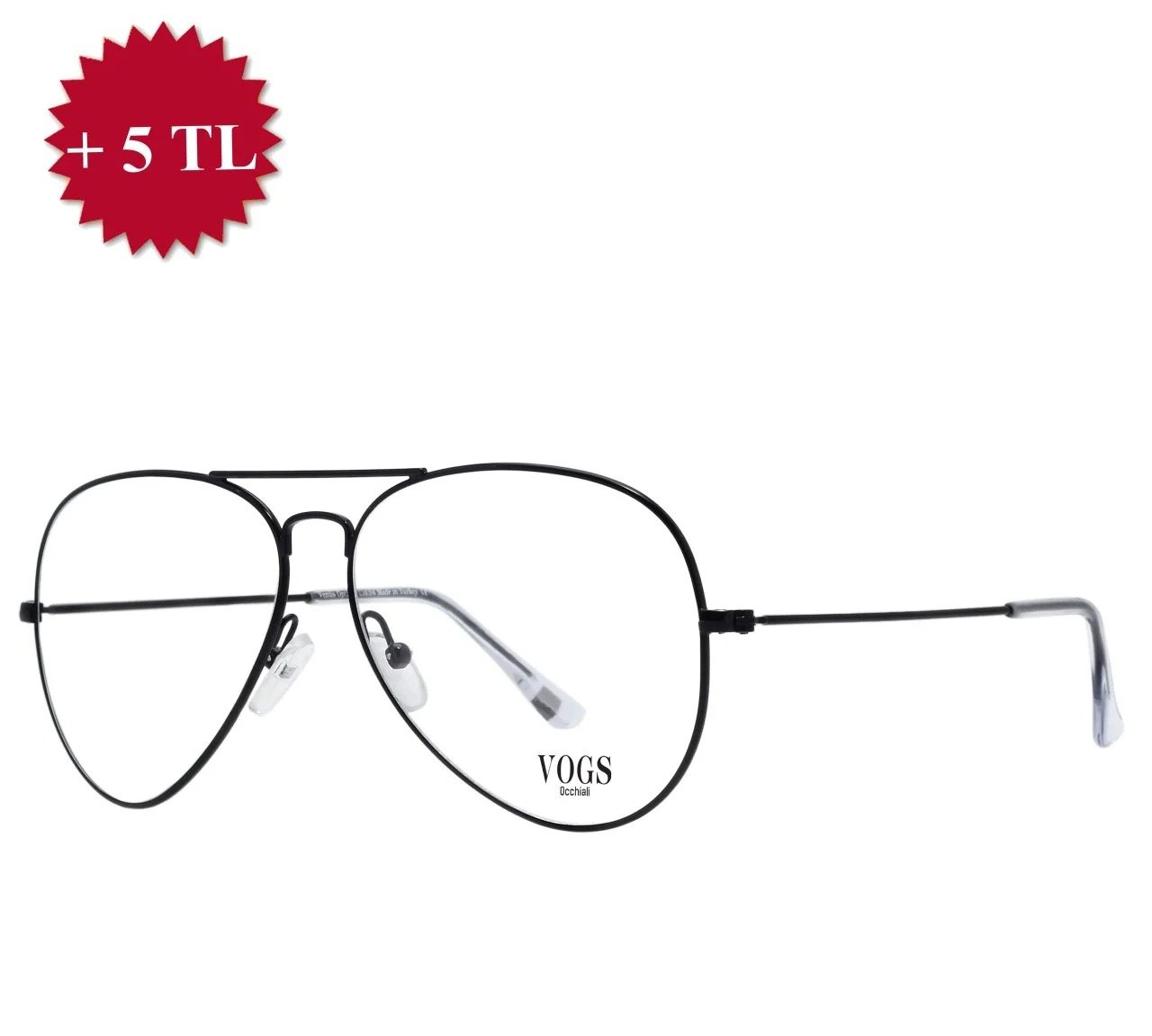 VOGS RAPTOR 105 (FARKLI RENK VE EKARTMAN SEÇENEKLERİ İLE) 59 Ekartman - C04 SİYAH