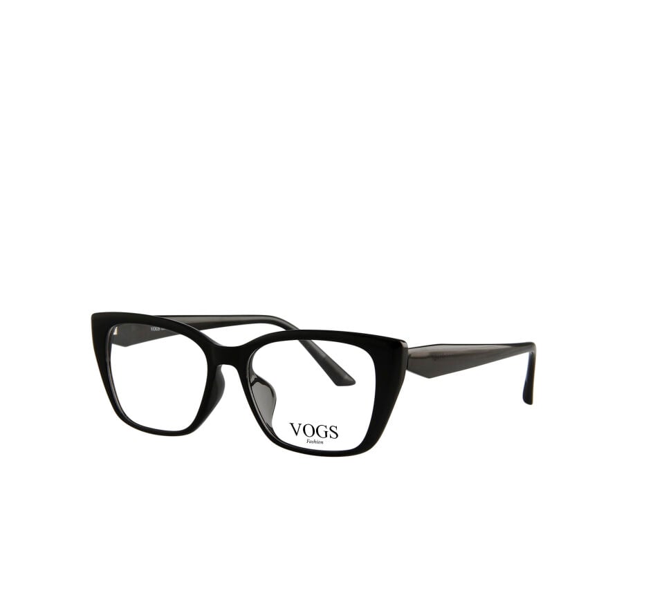 VOGS FASHION 1051 53-17 (FARKLI RENK SEÇENEKLERİ İLE) C01 PARLAK SİYAH