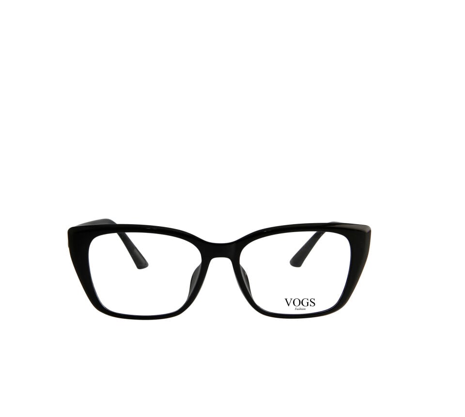 VOGS FASHION 1051 53-17 (FARKLI RENK SEÇENEKLERİ İLE) C01 PARLAK SİYAH