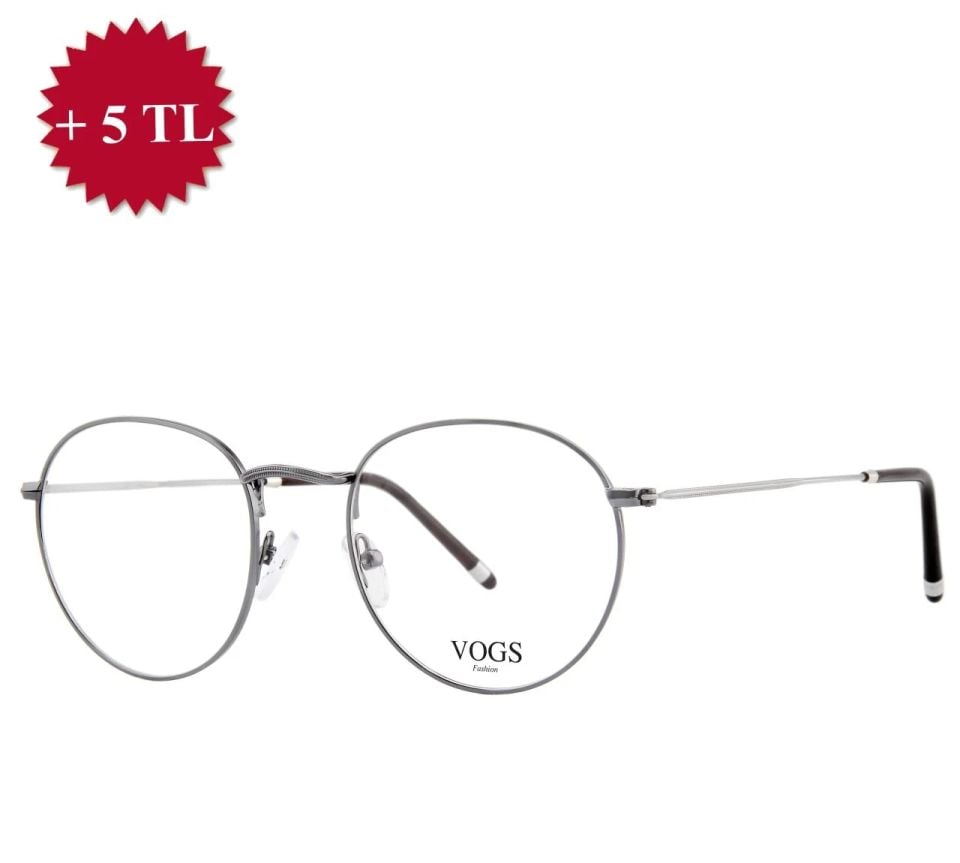 VOGS RETRO 626 48-24 (FARKLI RENK SEÇENEKLERİ İLE) GUN-GÜMÜŞ SAP