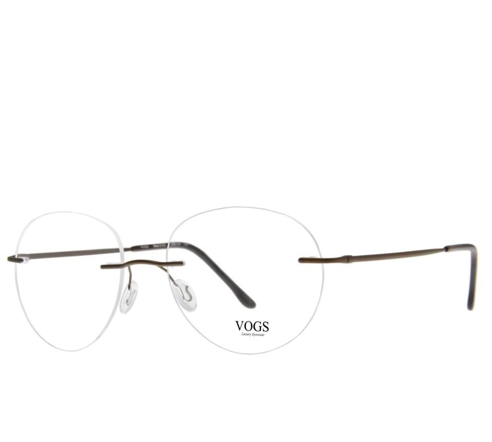 VOGS 6102 YUVARLAK C08 MAT KAHVE 54-18