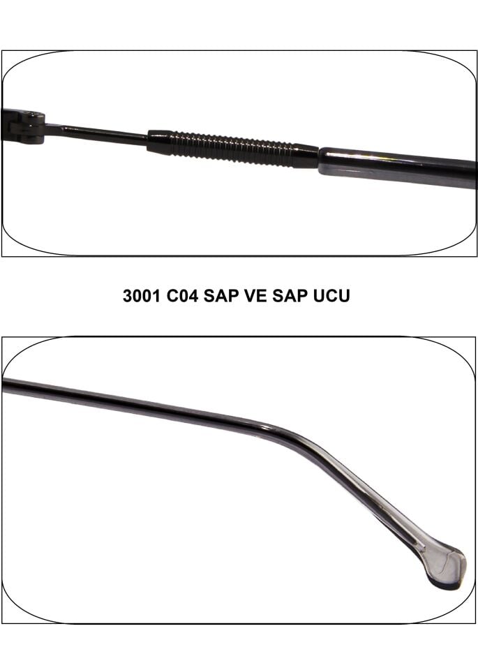 VOGS FASHION 3001 49-16 (FARKLI RENK SEÇENEKLERİ İLE) C04 PARLAK SİYAH