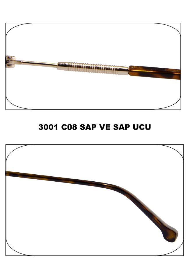 VOGS FASHION 3001 49-16 (FARKLI RENK SEÇENEKLERİ İLE) C08 PARLAK HAVANA
