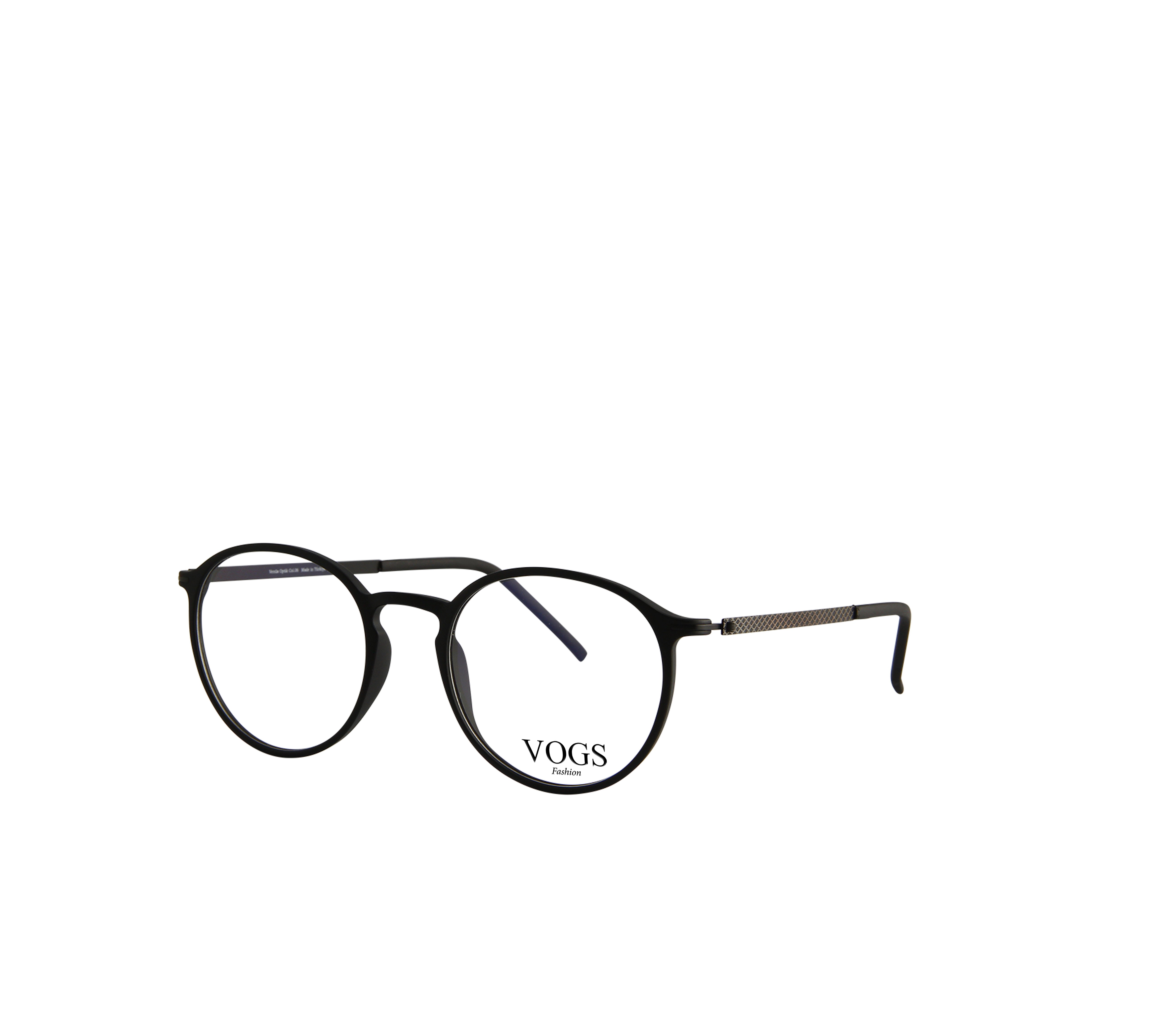 VOGS FASHION (DESENLİ) 3002 50-16 (FARKLI RENK SEÇENEKLERİ İLE) C06 MAT SİYAH (SİYAH SAPLI)