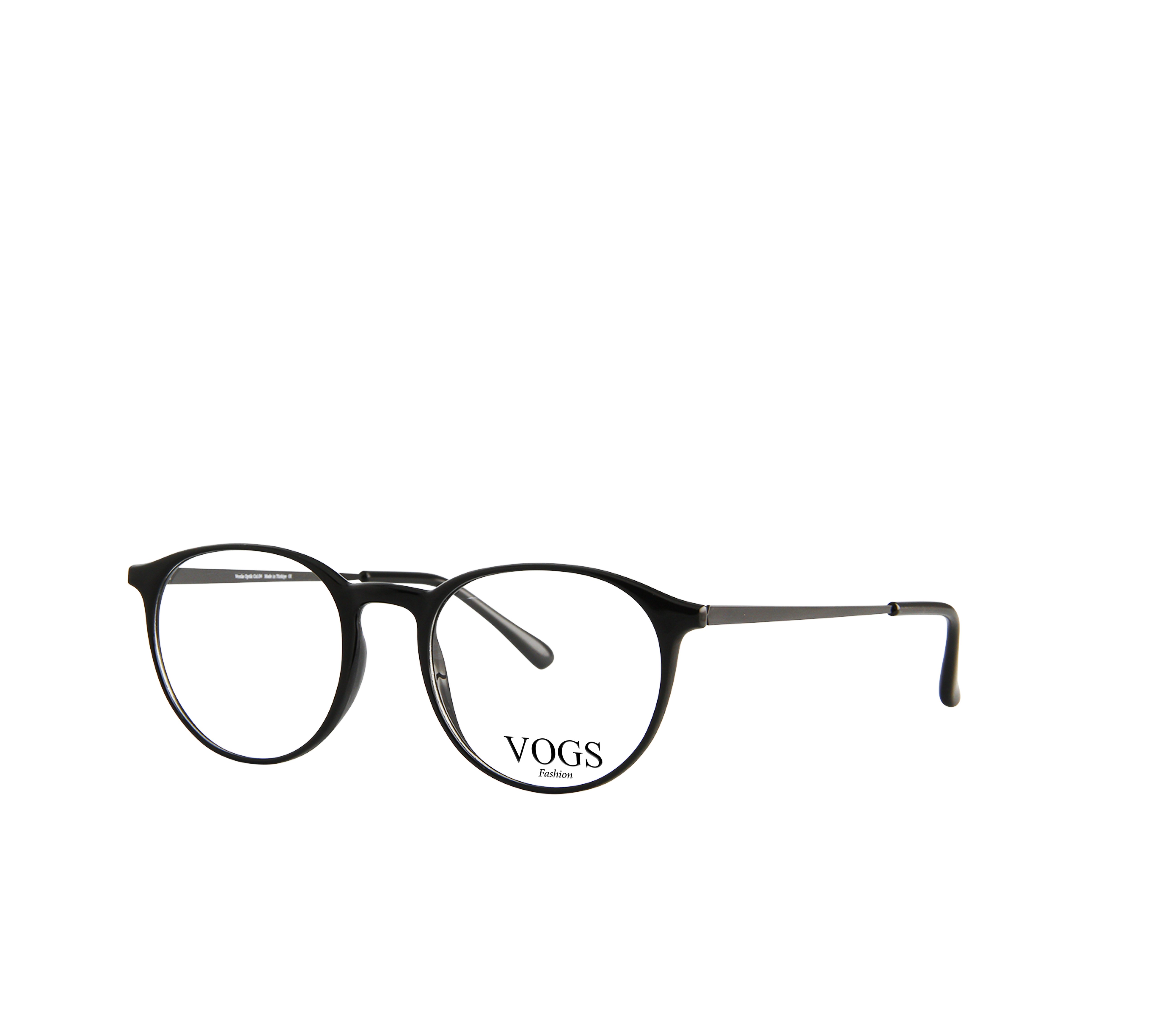 VOGS FASHION 3007 49-20 (FARKLI RENK SEÇENEKLERİ İLE) C04 PARLAK SİYAH